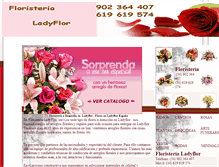 Tablet Screenshot of ladyflor.com.es